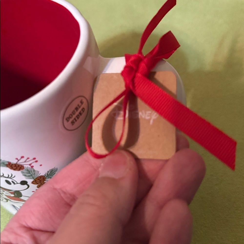 Rae Dunn Disney Minnie Mouse Noel Double Sided Mug - Picture 4 of 6